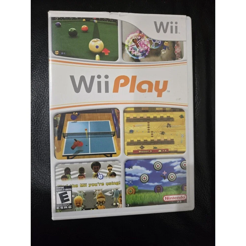 Wii Play Nintendo Wii Game CIB - Complete in Box w/ Manual